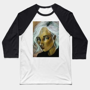 Jinx (girl portrait) Baseball T-Shirt